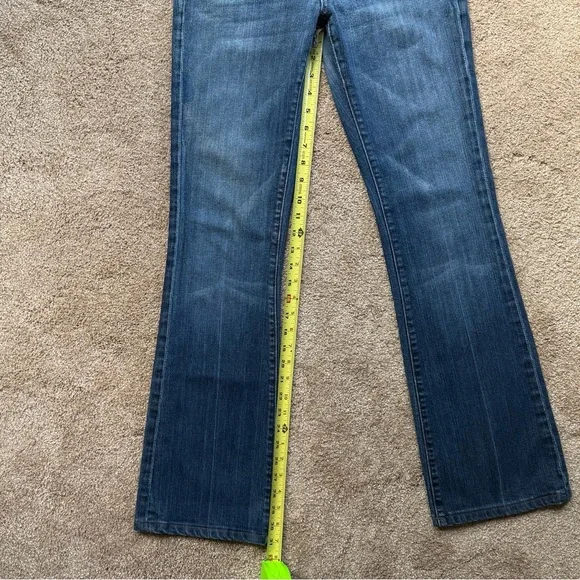 Vintage Y2K 7 For All Mankind Original 080 Low Rise Flare Jeans Med Wash Size 29 - Picture 11 of 12